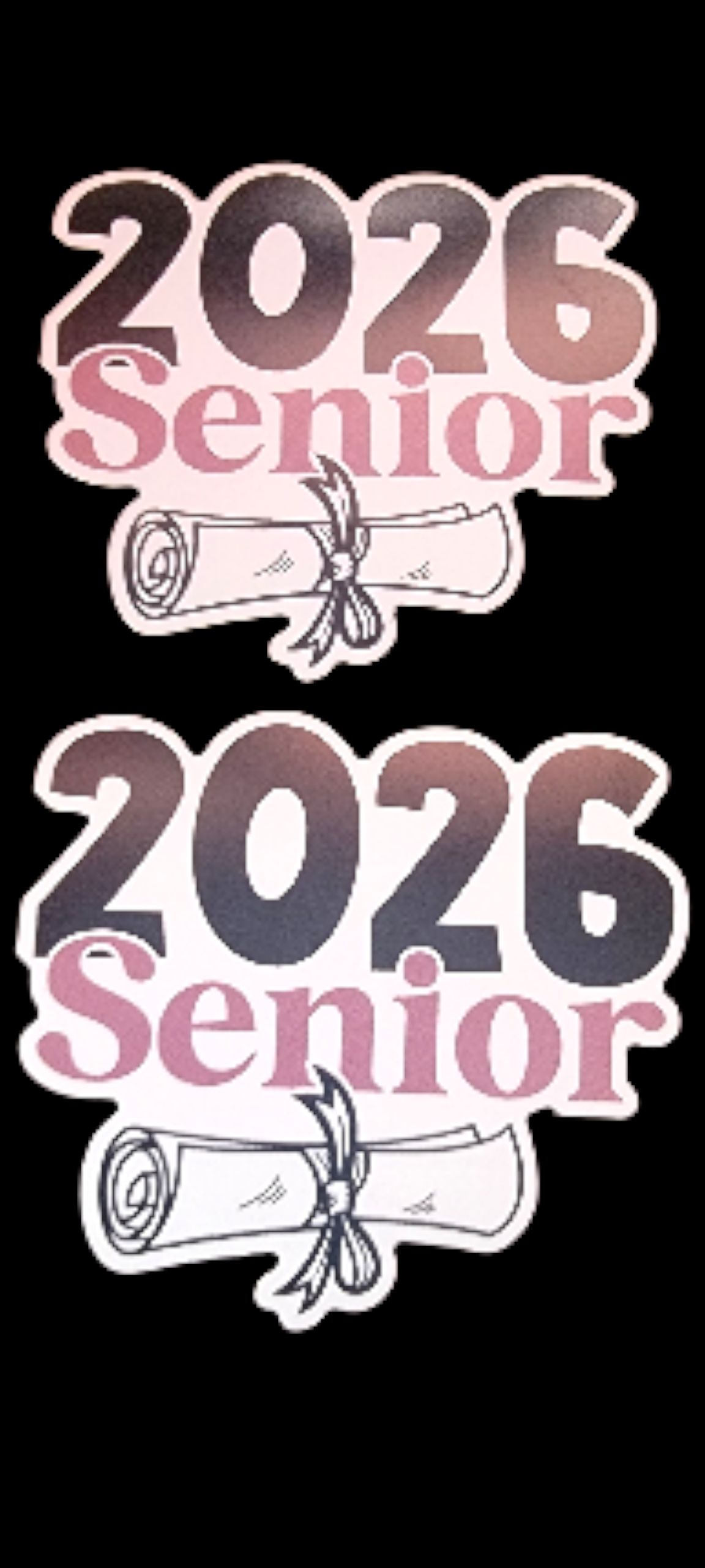 Senior 2026 stickers