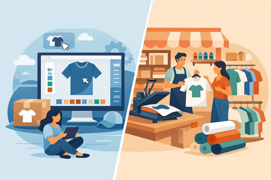 Custom Apparel vs Local Print Shop