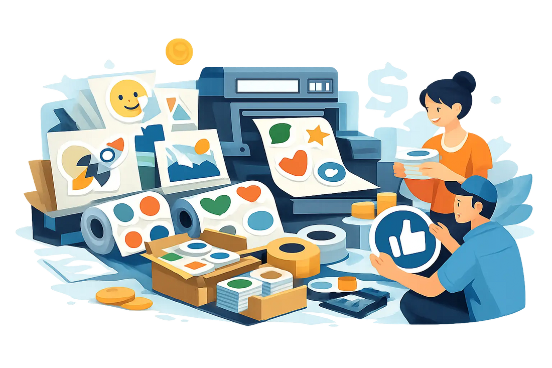 Bulk Custom Stickers That Fit Your Budget