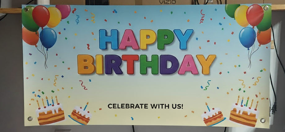 Birthday banner