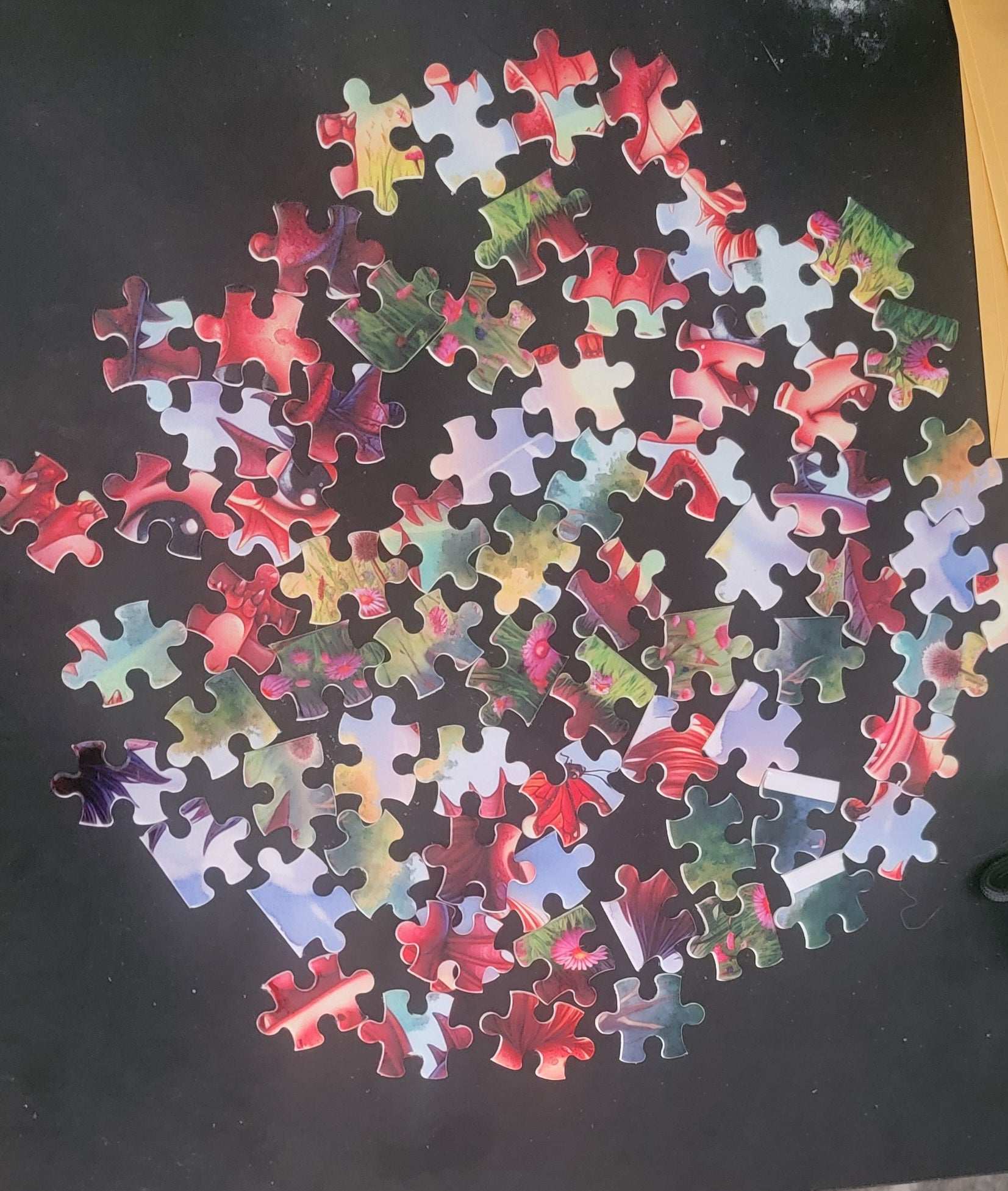 Custom puzzle - Red dragon