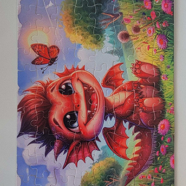 Custom puzzle - Red dragon