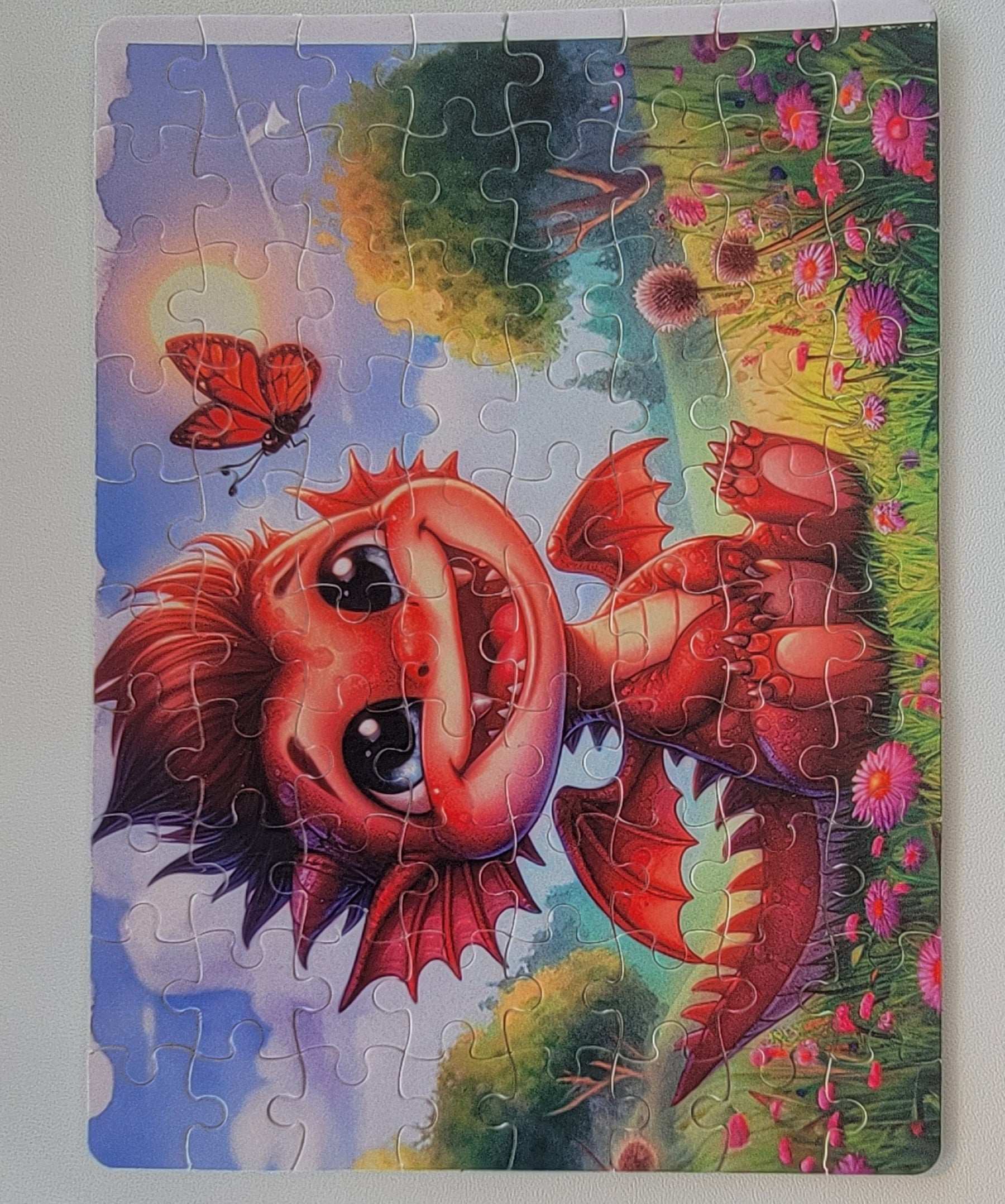 Custom puzzle - Red dragon