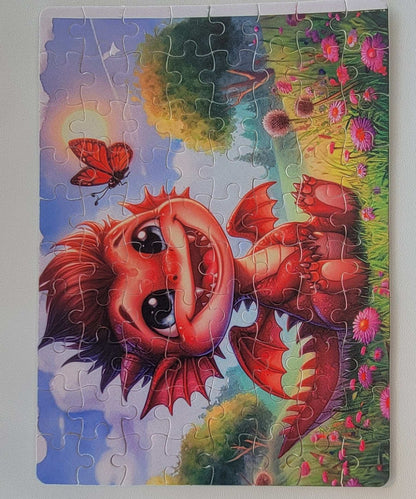 Custom puzzle - Red dragon