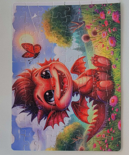 Custom puzzle - Red dragon