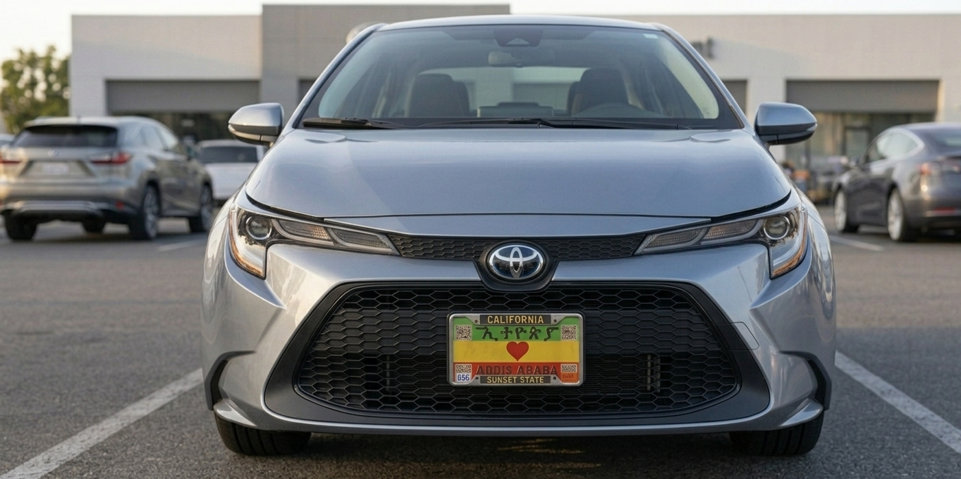 custom Ethiopian License plate