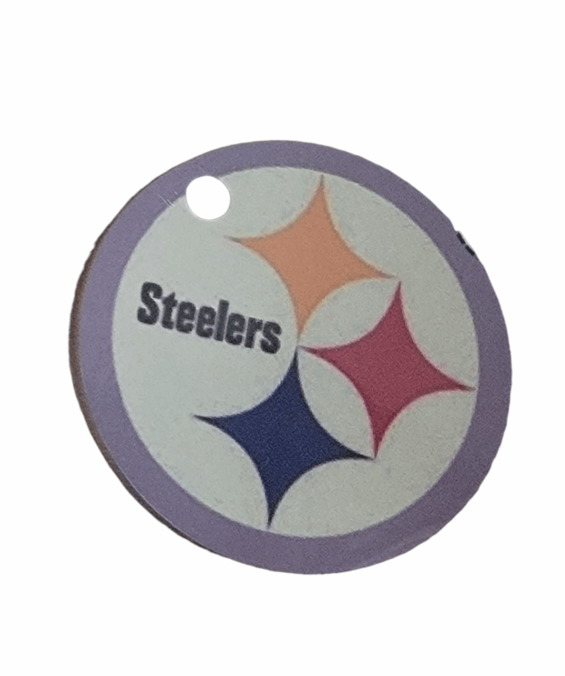 NFL Custom Keychains-circle shape - Both sides