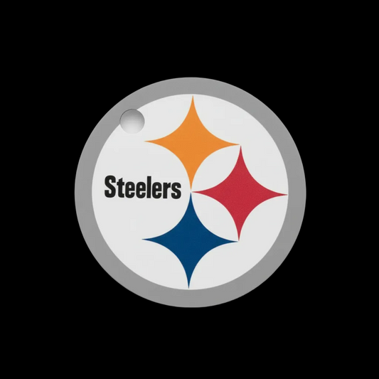 NFL Custom Keychains-circle shape - Both sides