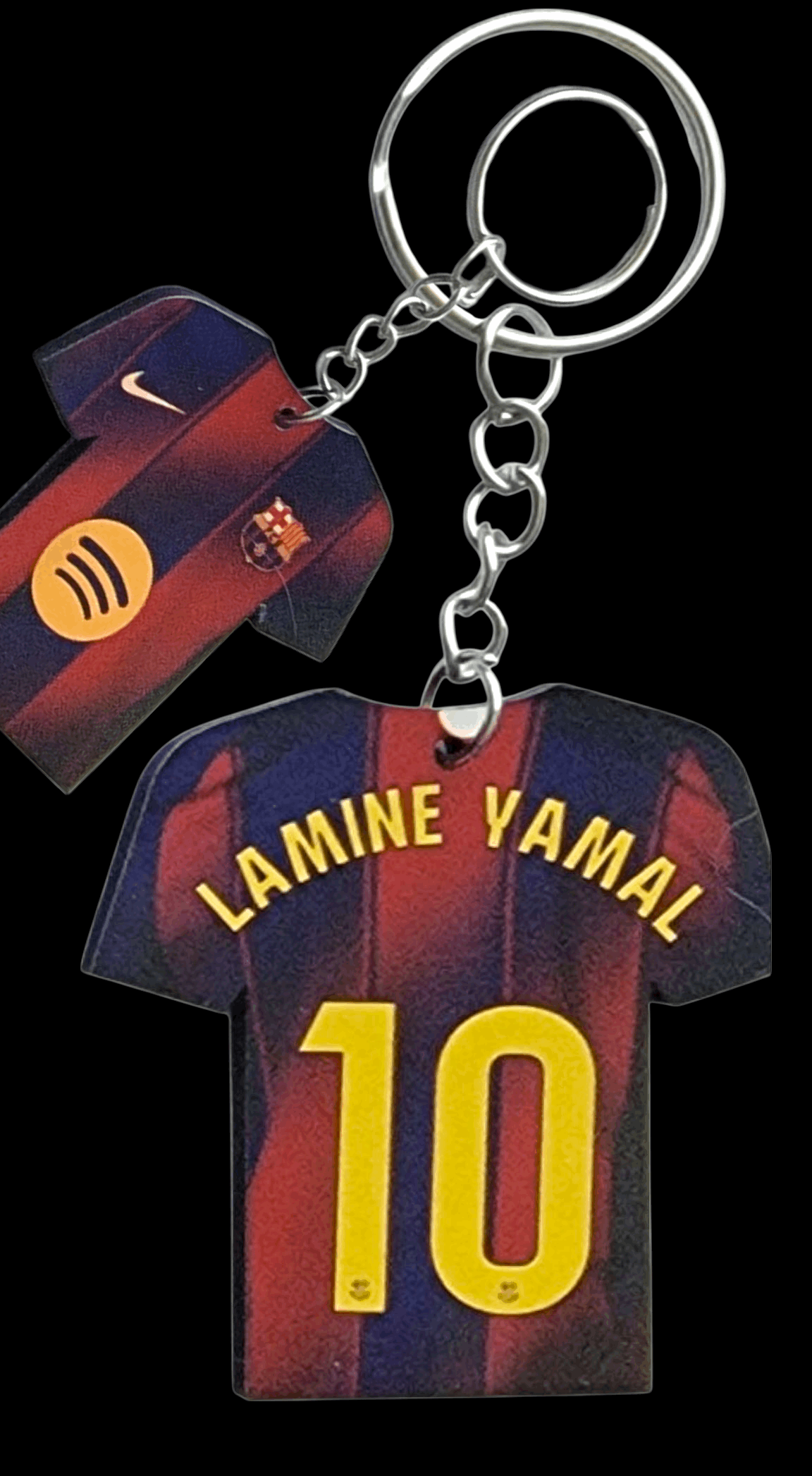 Soccer- Custom Keychains- Jersey shape - Both sides