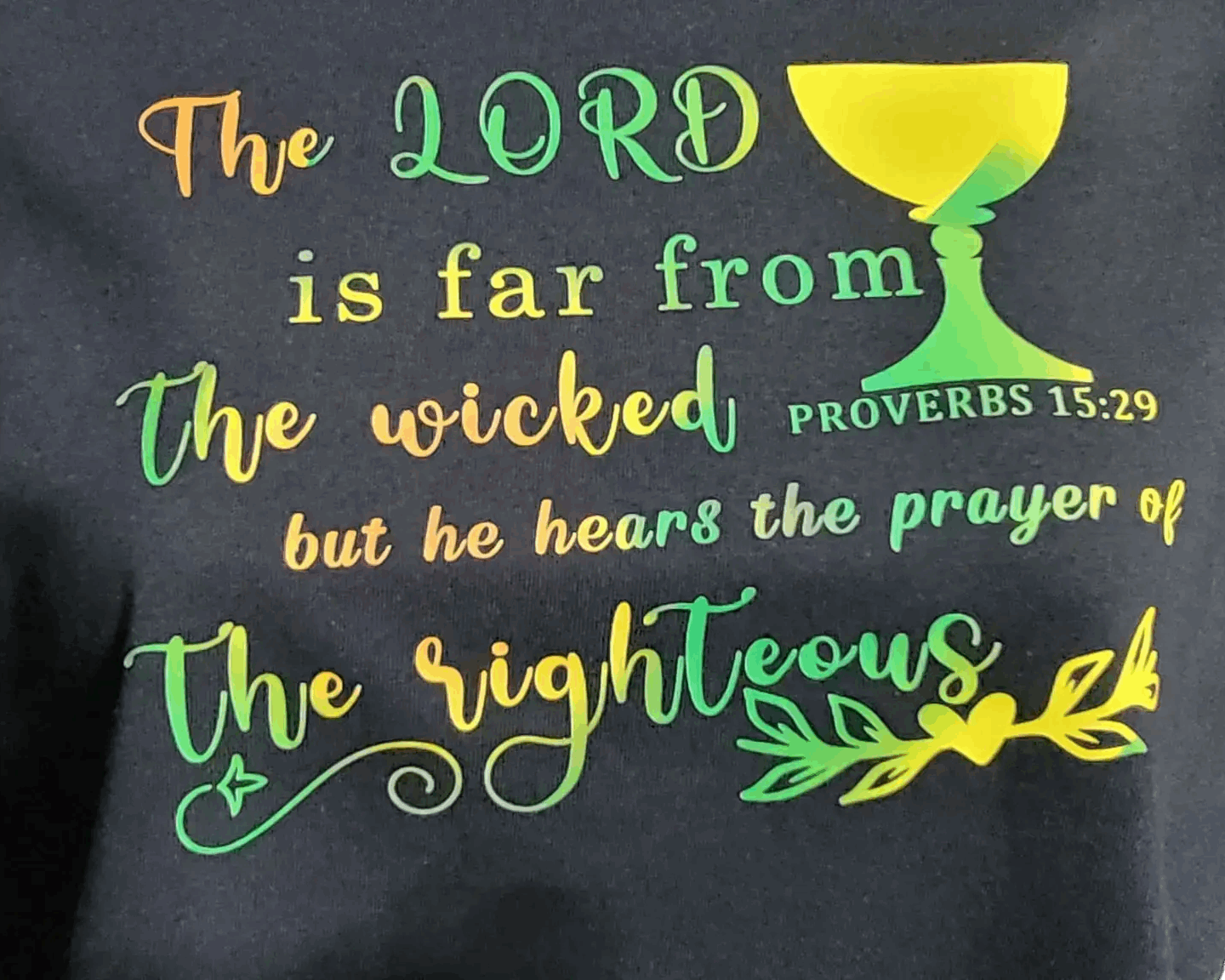 The lord is far from the wicked but he hears the Prayer of the righteous AddisExpress