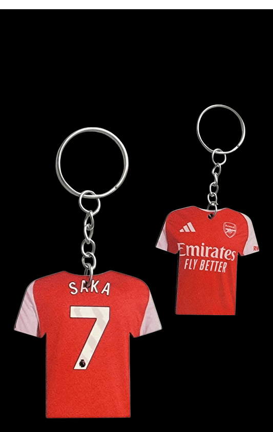 Soccer- Custom Keychains- Jersey shape - Both sides