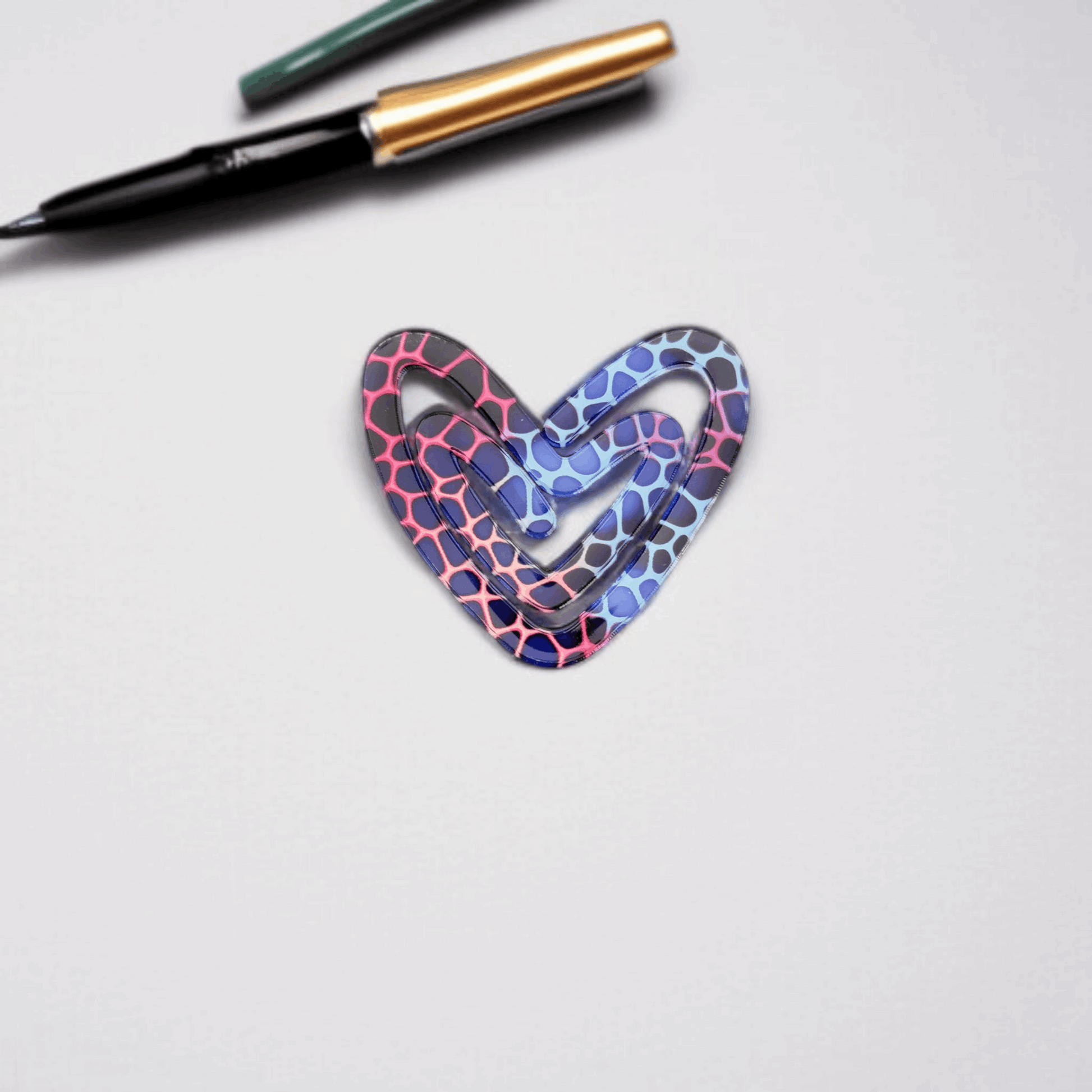 Custom paperclip- heart shape