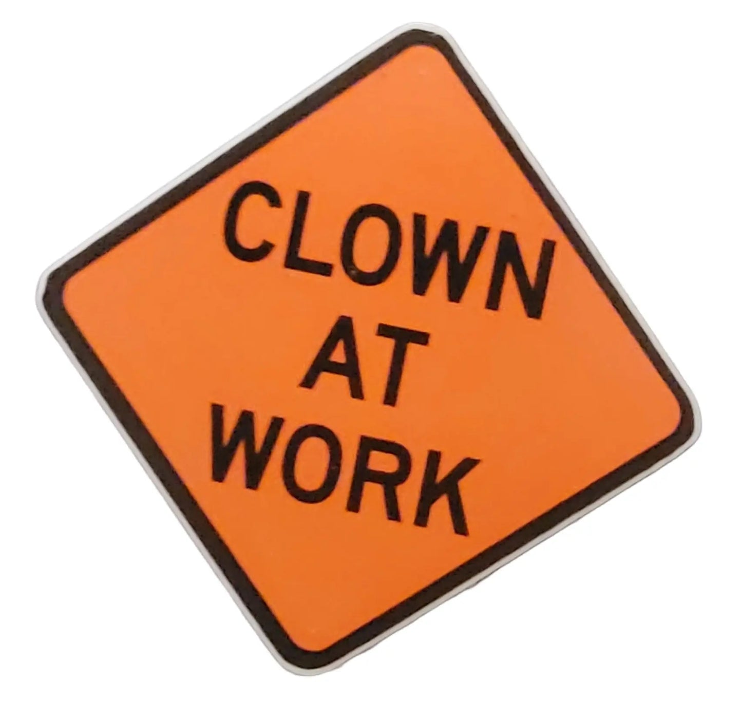 Clown at work sticker AddisExpress