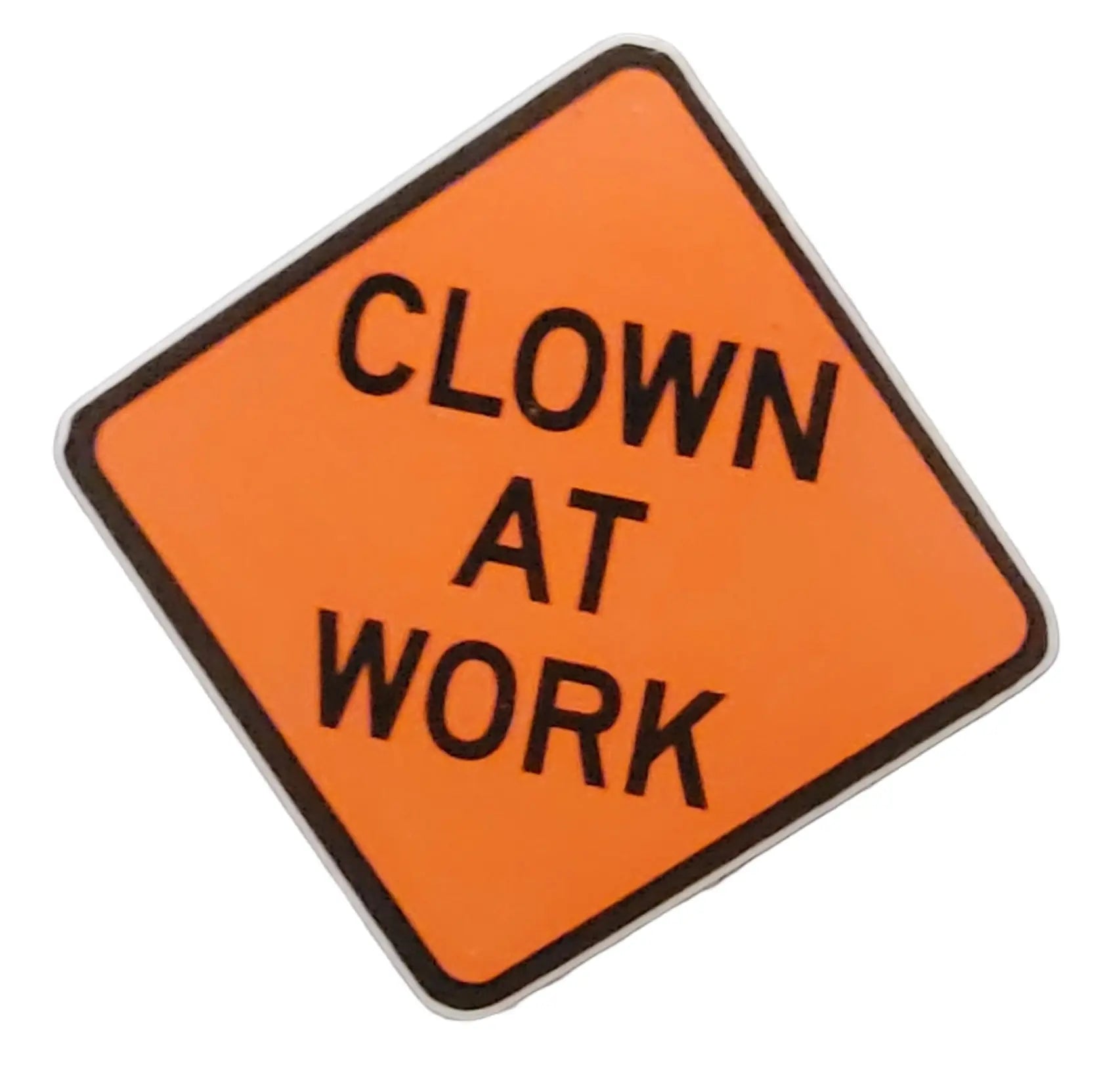 Clown at work sticker AddisExpress