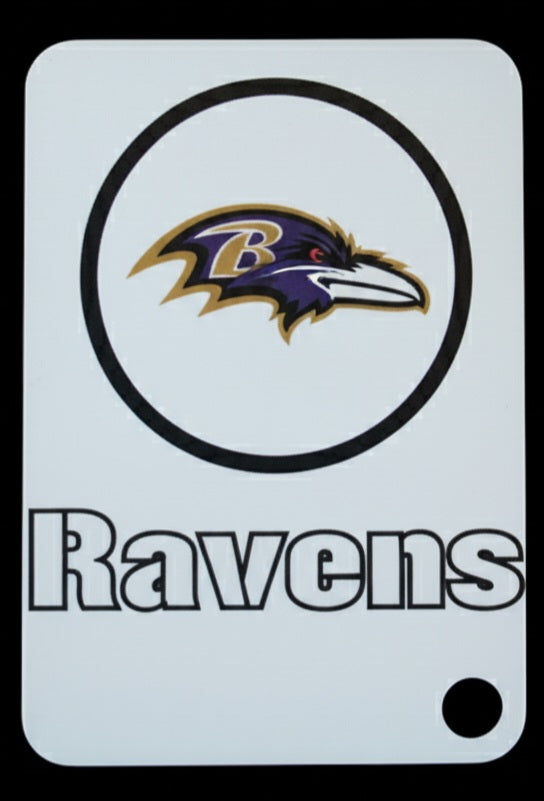 NFL Custom Keychains- rectangle shape - Both sides