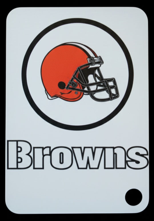 NFL Custom Keychains- rectangle shape - Both sides
