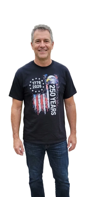 Patriotic USA Anniversary Shirt  - 250 years America