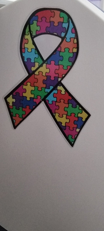 Autism stickers - Transparent (clear)