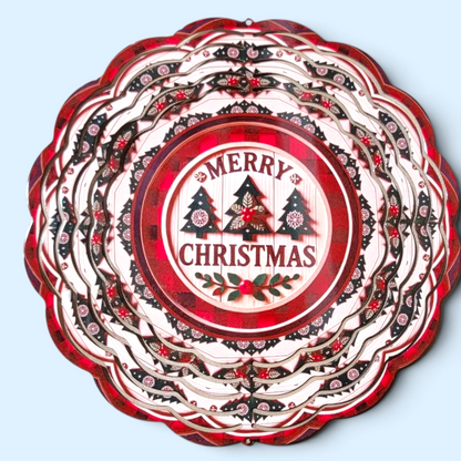 Merry Christmas Wind spinner