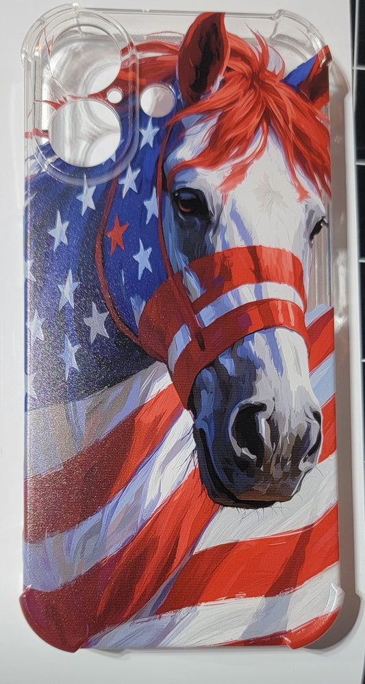 Iphone 17 USA flag phone case