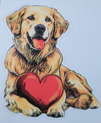 Golden Retriever Sticker
