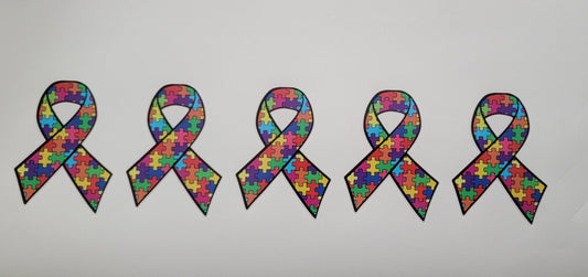 Autism stickers - Transparent (clear)