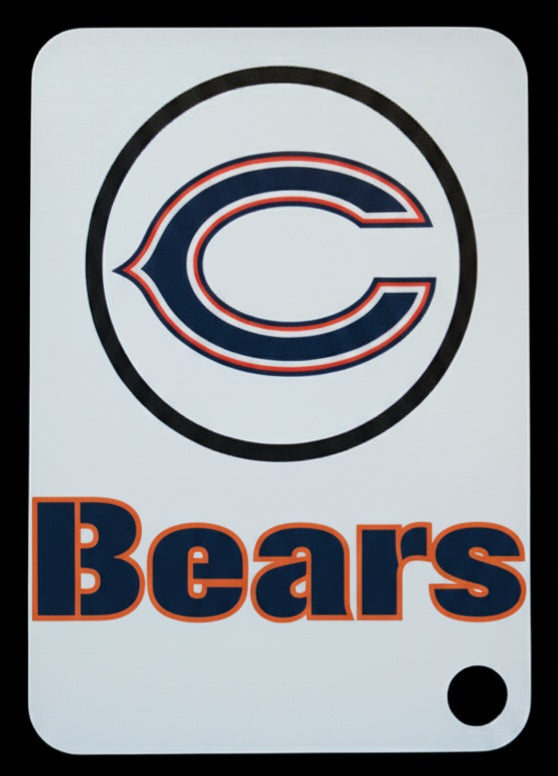 NFL Custom Keychains- rectangle shape - Both sides