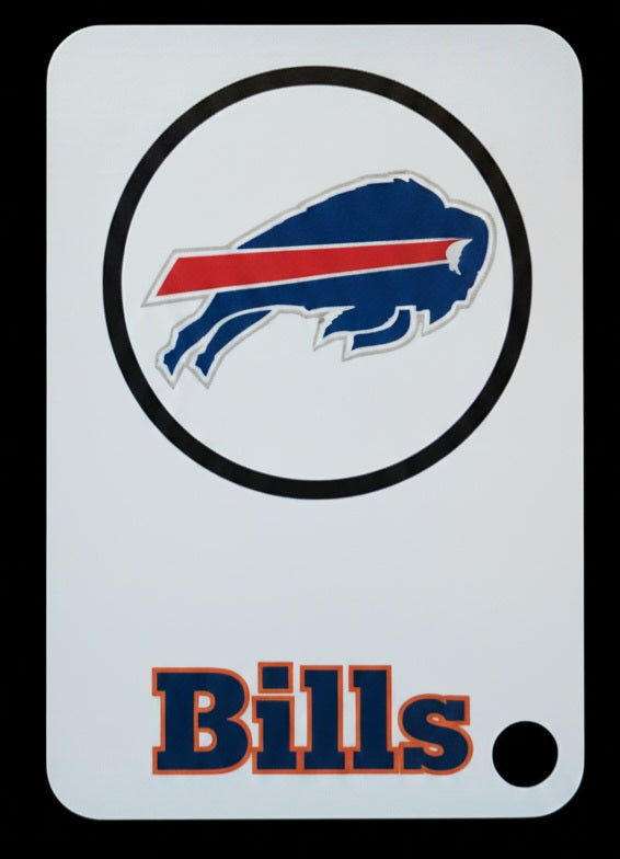 NFL Custom Keychains- rectangle shape - Both sides
